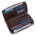thumbnail image 7 of Wrangler Black Daisy Wallet for Women Bifold Credit Card Wallet Large Women's Wallets Ladies Cash Wallet with ID Window RFID Lining Card Cases Money, Coffee, 7 of 7
