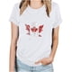 thumbnail image 1 of Camisetas de Manga Corta para Mujeres Canadá Día Hoja de Arce Impresión Básica de Verano Tee, Cuello Redondo Camiseta Casual, 1 of 3