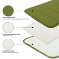 thumbnail image 5 of Unique Bargains Solid Contemporary Memory Foam Bath Rug Green 24"x16", 5 of 8