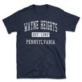 thumbnail image 1 of Wayne Heights Pennsylvania Classic Established Men's Cotton T-Shirt, 1 of 1