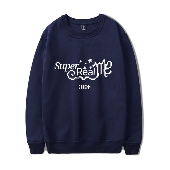 ILLIT merch  Super Real Me  sweatshirt  crewneck long sleeve sweatshirt men/women fashion pullover