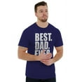 thumbnail image 3 of Cool Father's Day Best Dad Ever Men's Graphic T Shirt Tees Brisco Brands M, 3 of 6