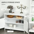 thumbnail image 4 of HOMCOM Buffet de Cuisine, Armoire Buffet, Table Console de Rangement en Bois, 4 of 10