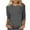 Dark Gray, variant on Fanxing Womens Tops 3/4 Sleeve Shirts Lightweight Summer T-Shirts Dark Gray,M