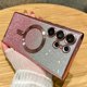 thumbnail image 2 of Glitter Luxury Magnetic Woman Case For Magsafe For Samsung Galaxy S24 S23 S22 Ultra Plus Accessories Wireless Charging Cover, 2 of 5
