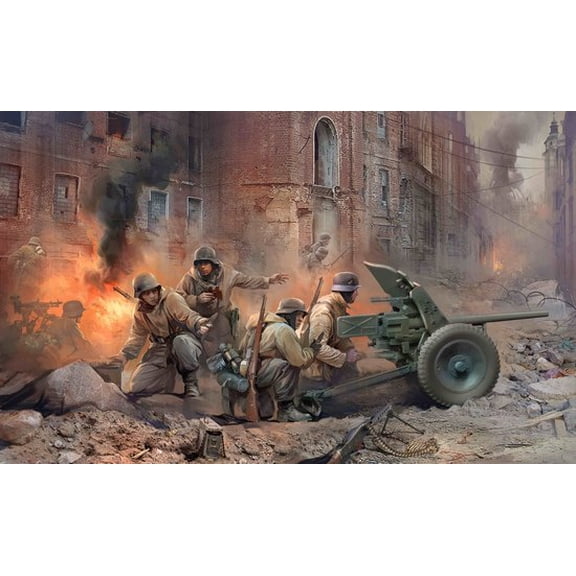 1/35 German Anti-Tank Pak 36 Gun w/4 Crew