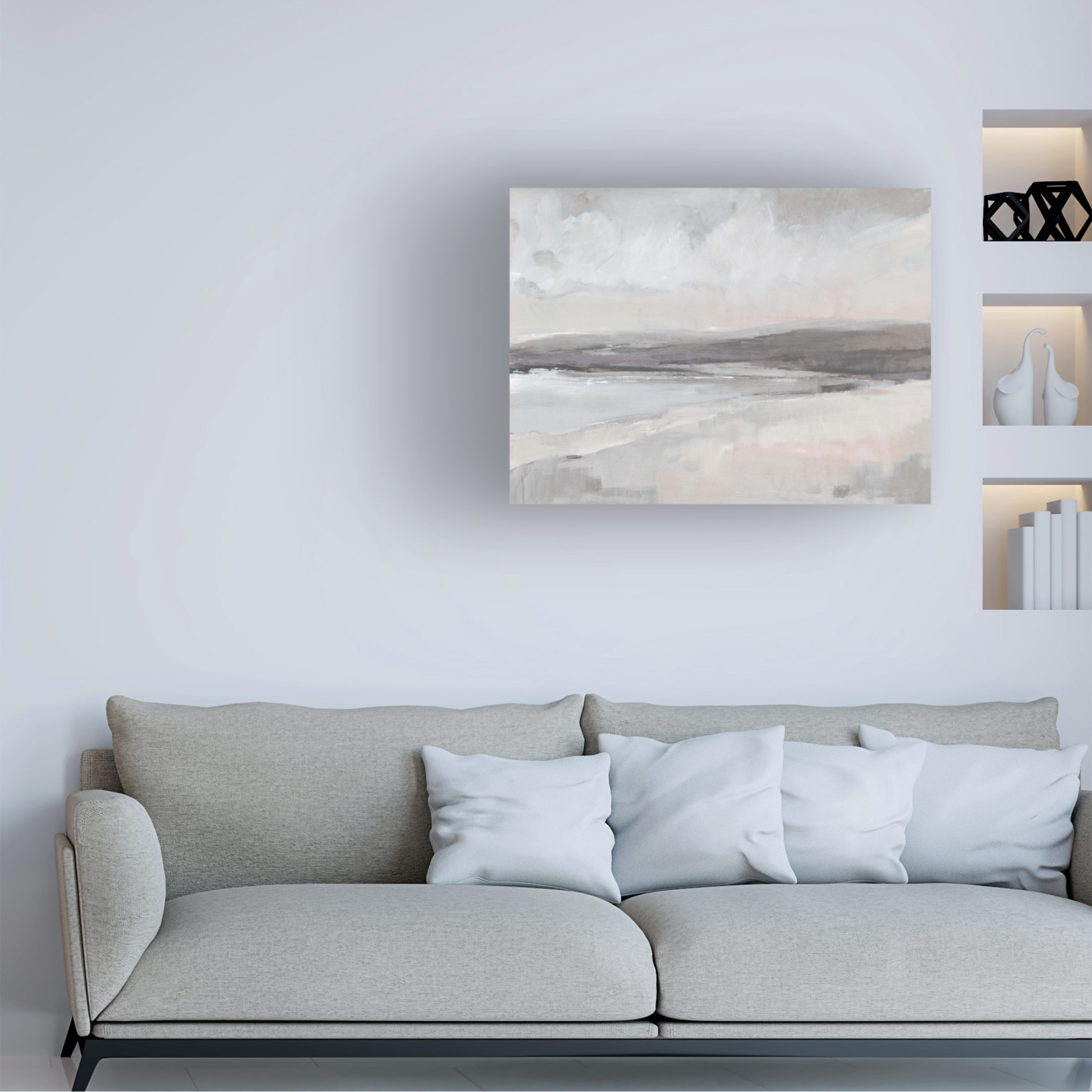 Trademark Fine Art Tim OToole  Lavender Mist Coast I Canvas Wall Art