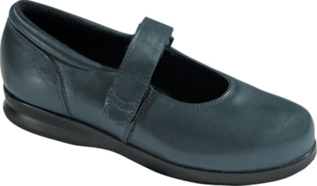 Drew Women's Antwerp Black Leather/Stretch Shoes - Size 8 Wide