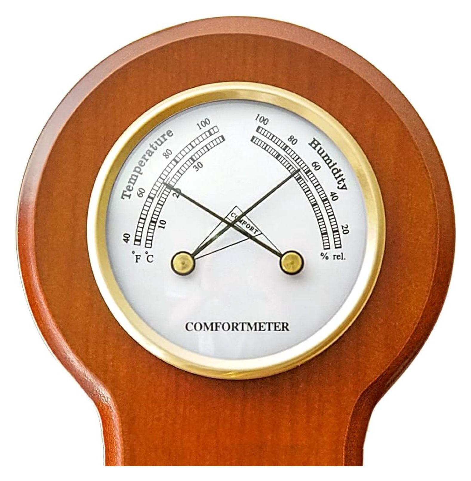 BA212 Wall Mounted Weather Station with Thermometer, Hygrometer, and Barometer - Finish