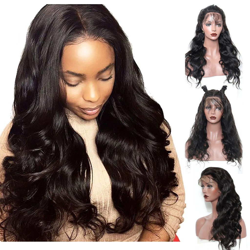 Natural Party Curly Lace Front Synthetic Women Black Long Wave Wavy
