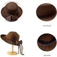 thumbnail image 2 of Women Floppy Sun Hats Fashionable Summer Wide Brim Cap BeachStraw Hat UV Protect UPF50 Travel Packable Beach Island, 2 of 4