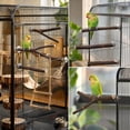 thumbnail image 6 of Bird Perch, Natural Wood Rest for Parrot Cage, Chewable Tree Branch for Small Birds 2x tree branches, 4x straight poles, 2x platforms, 6 of 6