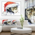 thumbnail image 1 of Design Art Monkey Santa Clause Canvas Print, 1 of 4