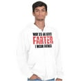 thumbnail image 5 of Worlds Greatest Father I Mean Farter Zip Hoodie Sweatshirt Men Brisco Brands L, 5 of 5