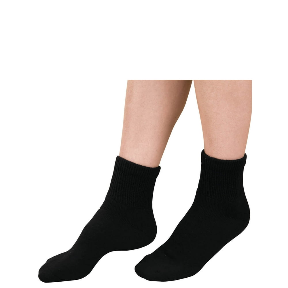 Easy Comforts - Diabetic Ankle Socks - 3 Pack - Walmart.com - Walmart.com
