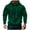 Green, variant on GigrtiJin Mens Zip Up Hoodie Solid Color Hooded Drawstring Long Sleeve Sweatshirt with Slide Pocket Winter Casual Sport Tops