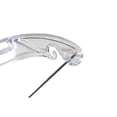 thumbnail image 3 of NAHANCO #500RC 17" Clear Heavy Weight Plastic Suit Hangers with Metal Clips (Pack of 100), 3 of 6