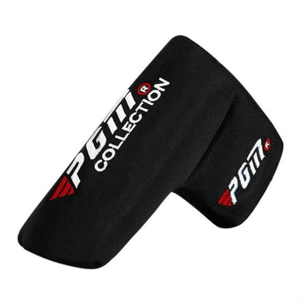 Putter Head Cover Headcover Golf Club Heads Cover Putter Headcover for Golf Embroidery Headcover,1 x Golf Putter Head Cover,black