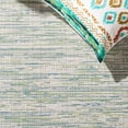 thumbnail image 5 of Safavieh Hampton Karaugh Abstract Indoor/Outdoor Area Rug, Green, 6'5" x 6'5" Square, 5 of 11