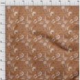 thumbnail image 4 of oneOone Coton Flex Brun Tissu Jacobée Robe Florale Tissu Tissu Imprimé par la Cour 40 Pouces de Large, 4 of 4