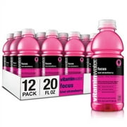 vitaminwater focus electrolyte enhanced water w/ vitamins, kiwi-strawberry drinks, 20 fl oz, 12 Pack