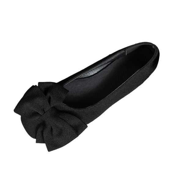 YUANxueke Womens Comfortable Flats Shoes Slip On Bow Dress Shoes Comfortable Casual Work Shoes for Women