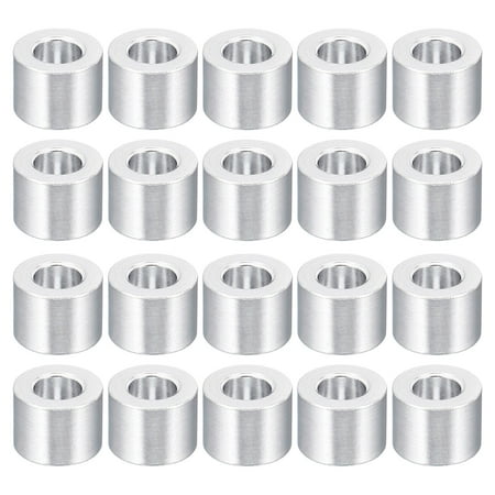 

Uxcell 0.17 ID x 0.31 OD x 0.24 L Round Aluminum Spacer Fit for M4 Screw Bolts 20 Pack