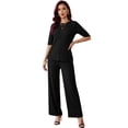 thumbnail image 1 of Conjunto 2 Piezas Blusa y Pants Casual Elegante Súper Cómodo Tejido Canalé para Mujer, 1 of 5