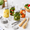 B, variant on Wide-Mouth Mason Jar Fermentation Kit with 4 Lids, 4 Weights, 1 Brush