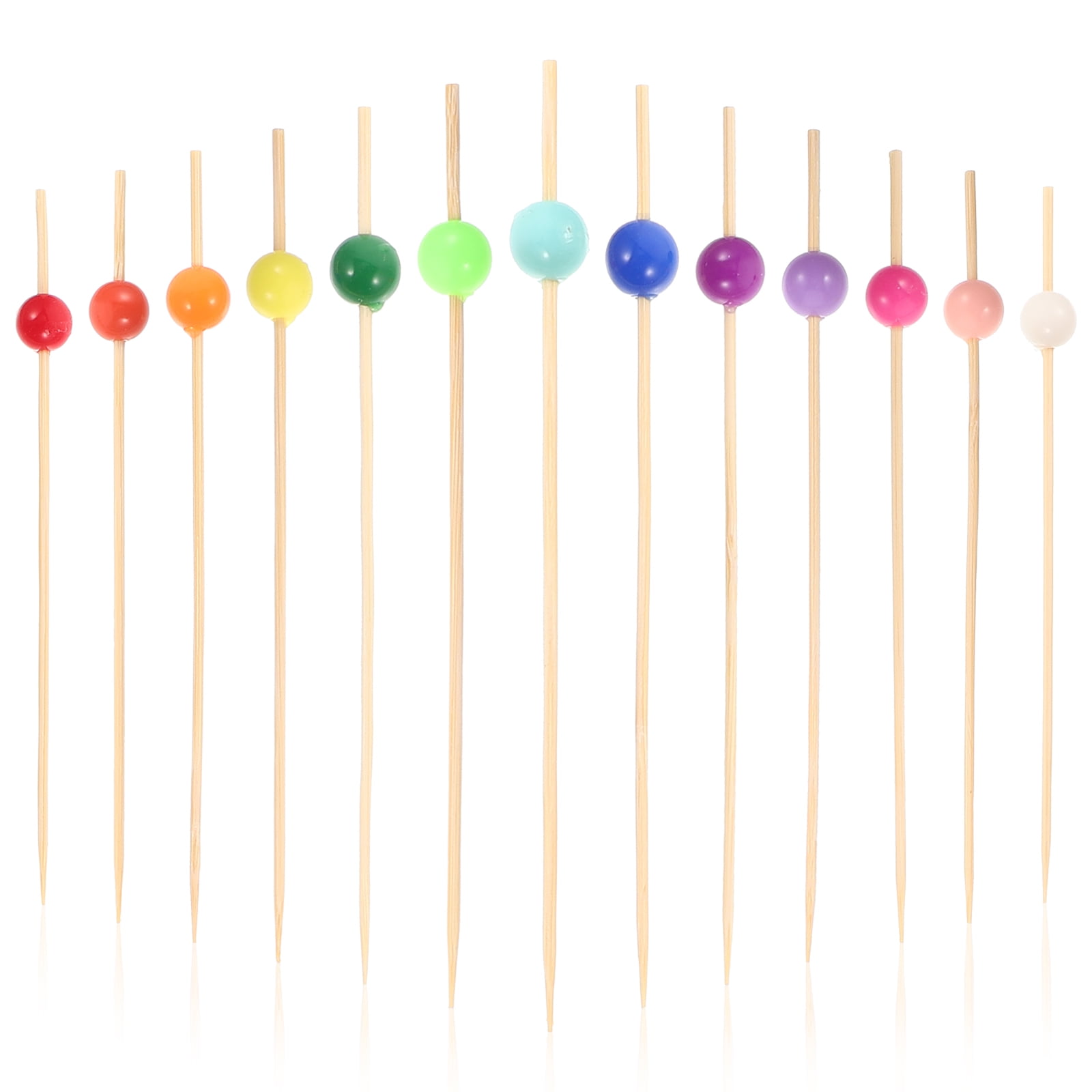 100pcs Fruit Picks Household Party Food Dessert Picks Decorative