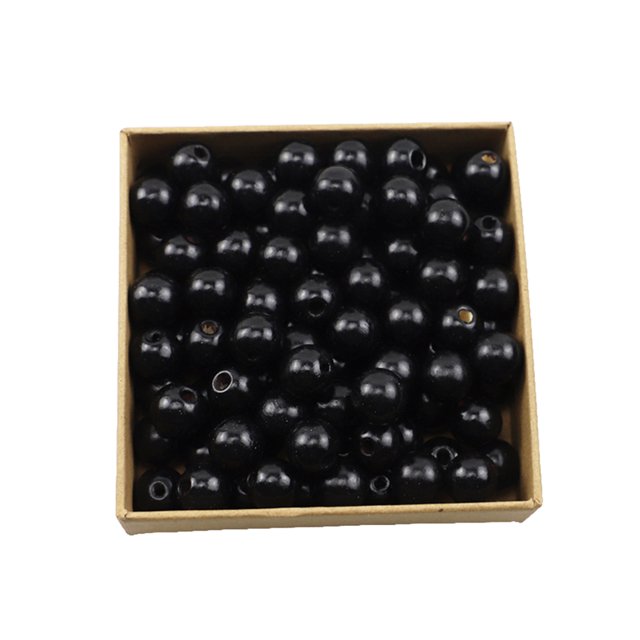 Advancent Paquete de 100 cuentas de seguridad dulce regalo cuentas redondas multicolor DIY Prop sonajero chupete suministros de joyería espaciador Kits de decoración para fiestas Advancent HA064253-00