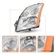 thumbnail image 4 of For 2007 2008 2009 Nissan Sentra Headlights Assembly Headlamps Left+Right, 4 of 7