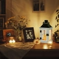 thumbnail image 6 of Memorial Lanterns Remembrance Gifts for Loss of Loved Ones with LED Candle, White Bereavement Funerary  with Remote Control, 6 of 7