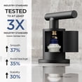 thumbnail image 6 of TVOFEK Bathroom Faucets for Sink 3 Hole, Black Bathroom Sink Faucet for Vanity, Pop up Drain Assembly, Stainless Steel Faucets for Sink Basin Restroom, 6 of 14