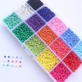 thumbnail image 5 of Non-Fading Glass Rice Beads 15 Colors Paint With Accessories Handmade With Wire Box Decoration Accessories, 5 of 5