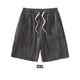 thumbnail image 3 of Qarigey Pantalones de encaje de hielo Pantalones cortos sueltos Traje de hombre Diseño elegante de moda Atractivo Niño Niña Mujer Deporte Ciclismo Prendas para la parte inferior del cuerpo Gris 2XL Qarigey AP019308-04, 3 of 6