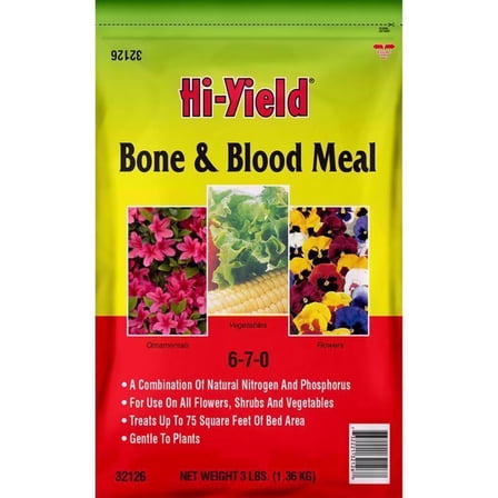 Hi-Yield (32126) Bone & Blood Meal 6-7-0 (3 lbs.)