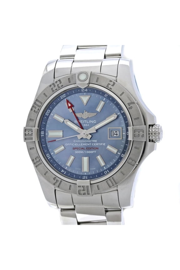 Pre-Owned BREITLING Avenger II GMT Japan Limited Edition A3239011 C930 Men's Watch SS 40540