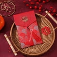 thumbnail image 4 of Bolsa de tela roja para inauguración de la casa, registro de entrada, descuento especial, regalo para amigos, exquisito buen significado, 4 of 5
