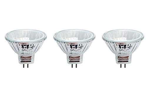 5-bulbs Clear MR11 12Volt 8-Watts Precision Halogen Reflector Fiber Optic Light Bulb 8W 12V Anyray A2001Y