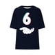 thumbnail image 4 of Tops para hombre, blusas y camisas de manga corta con cuello redondo para hombre, jersey informal con cuello redondo estampado para hombre, pantalones cortos deportivos para fitness, blusa de poliéste, 4 of 5