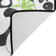 thumbnail image 4 of Dreamtimes Lightweight Soft Area Rugs 63 x 48 in, Panda with Green Bamboo Floor Mat for Kids Playing Room Hardwood Floor Living Room Nursery Rugs, 5'3" x 4', 4 of 6