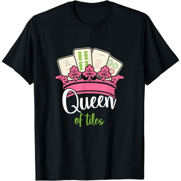 Mahjong Queen Of Tiles Mah Jong Women T-Shirt T-Shirt