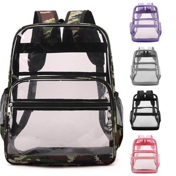 HNMKIU Back to School Privacy Transparent School Backpack With Large Capacity For Students Friendly Design ,