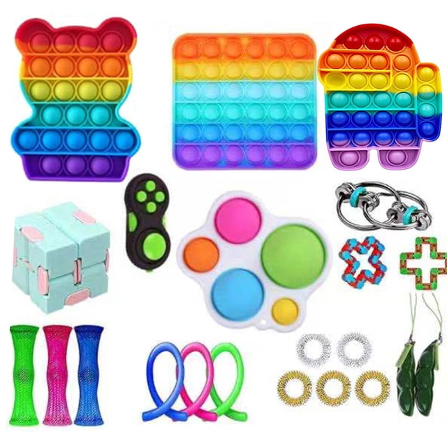 Juguete sensorial Push Bubble Fidget para aliviar el estrés del autismo
