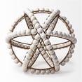 thumbnail image 2 of Mercana Espanlade II Decorative Metal Orb In Whitewash 68677, 2 of 5