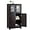 Brown, variant on LOKO Tall Bathroom Cabinet, Modern Storage Organizer with Doors & Open Shelves, Wooden Floor Cabinet with Adjustable Shelves for Bathroom, Living Room or Kitchen (Grey)
