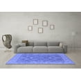 thumbnail image 3 of Ahgly Company Indoor Round Oriental Blue Traditional Area Rugs, 8' Round, 3 of 4