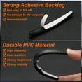 thumbnail image 3 of Uxcell 12 piezas de protectores de borde de puerta de coche, protectores anti-colisión, tira de protector de borde de puerta lateral, negro, 3 of 7