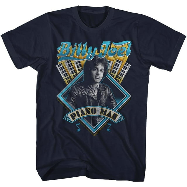 Billy Joel Billy Joel T-Shirt Adulte Marine